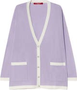Marina Rinaldi Mrs. Ottimo Silk & Cashmere Cardigan