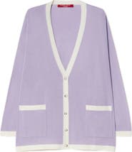 Marina Rinaldi Mrs. Ottimo Silk & Cashmere Cardigan