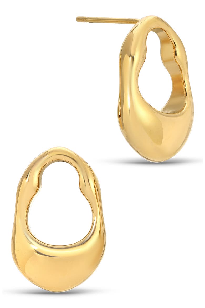 Maya Statement Stud Earrings, Main, color, GOLD