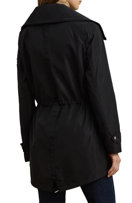Shop Ralph Lauren Lauren  Lightweight Zip Jacket In Black