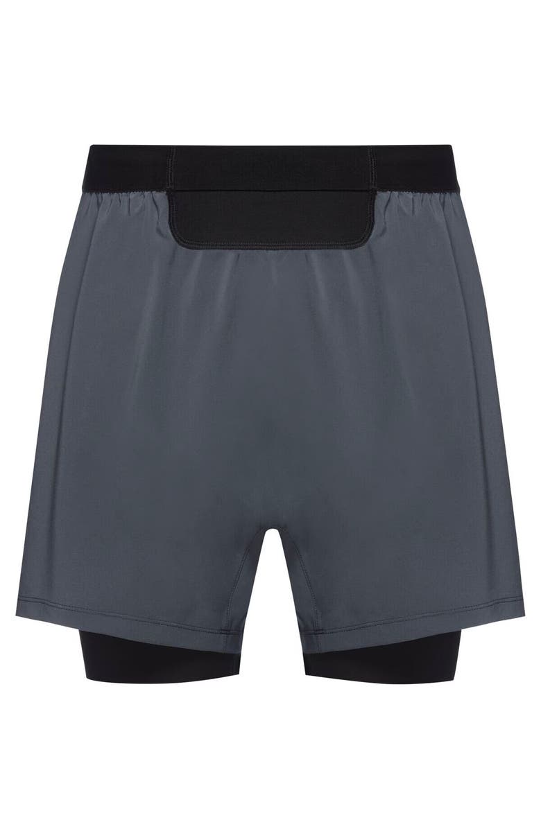 GOREWEAR Concurve 5In 2In1 Short - Men's, Alternate, color, Lab Graphite/Black