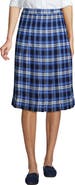 Lands' End School Uniform Plaid Pleated Skirt Below the Knee