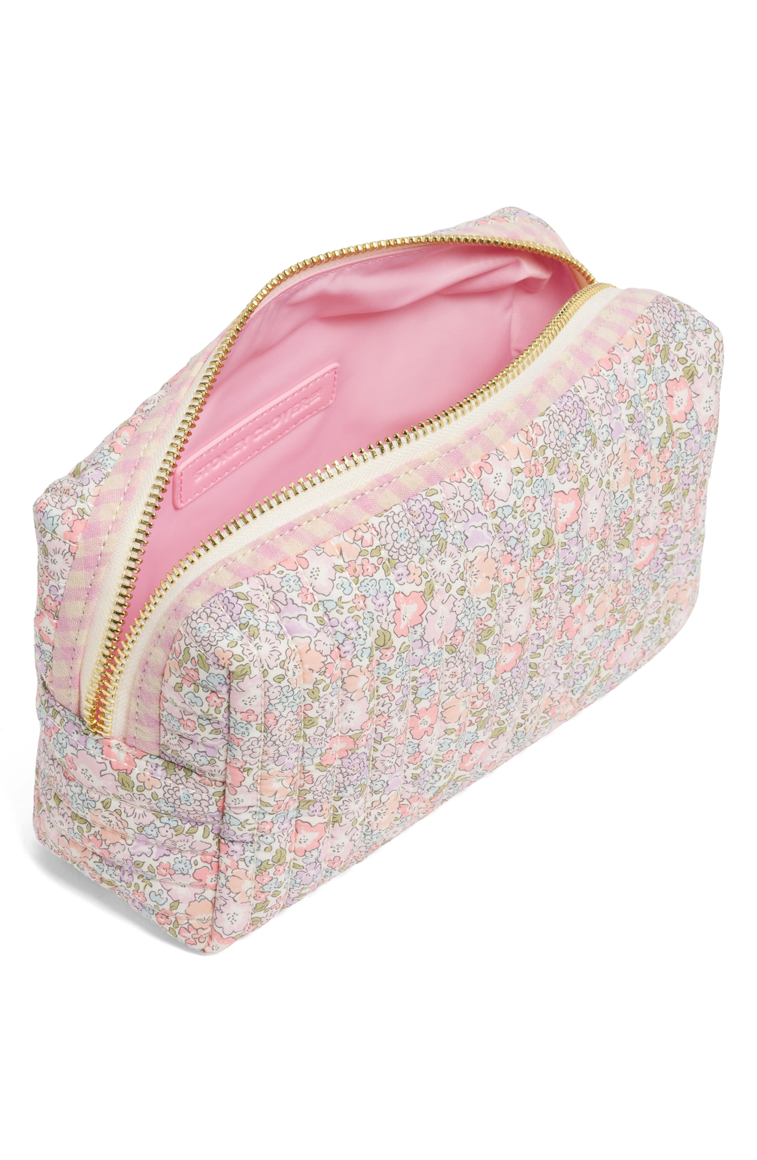 Stoney Clover Lane x Liberty Small Quilted Cotton Pouch, Alternate, color, Michelle