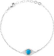 GLAZE JEWELRY CZ Evil Eye Chain Bracelet