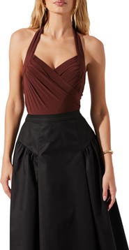 ASTR the Label Dyanna Halter Bodysuit