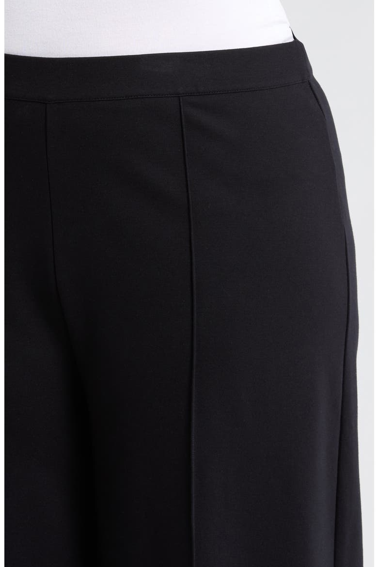 Wide Leg Crop Pants, Alternate, color, BLACK