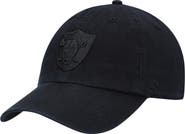 '47 Men's '47 Black Las Vegas Raiders Team Tonal Clean Up Adjustable Hat