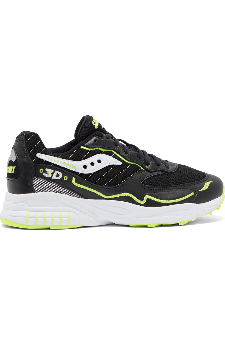 Saucony Gender Inclusive 3D Grid Hurricane Sneaker, Alternate, color,