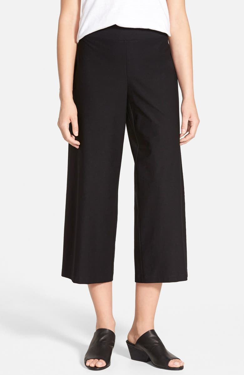 Eileen Fisher Wide Leg Crop Pants, Main, color,