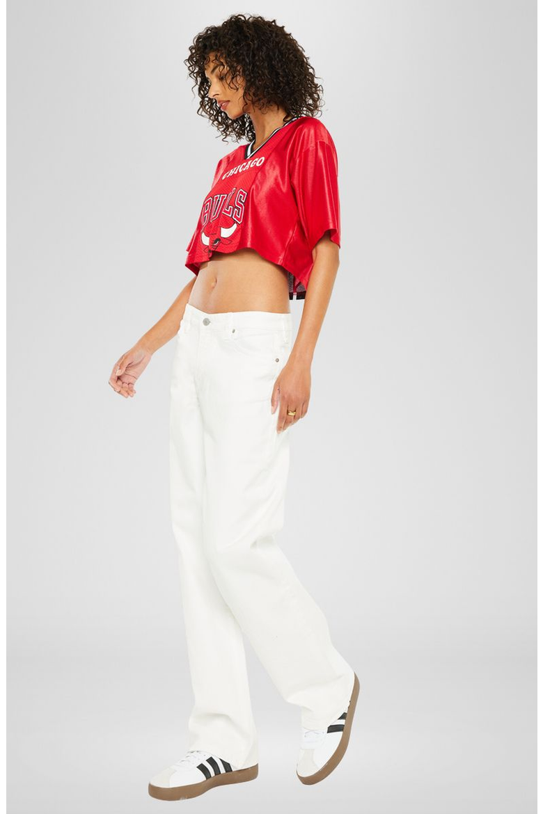 Penny Low Slung Baggy Jeans, Alternate, color, White