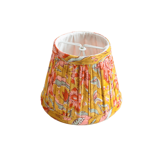 Sophie Williamson Design Chandelier Lampshade Lucinda In Yellow