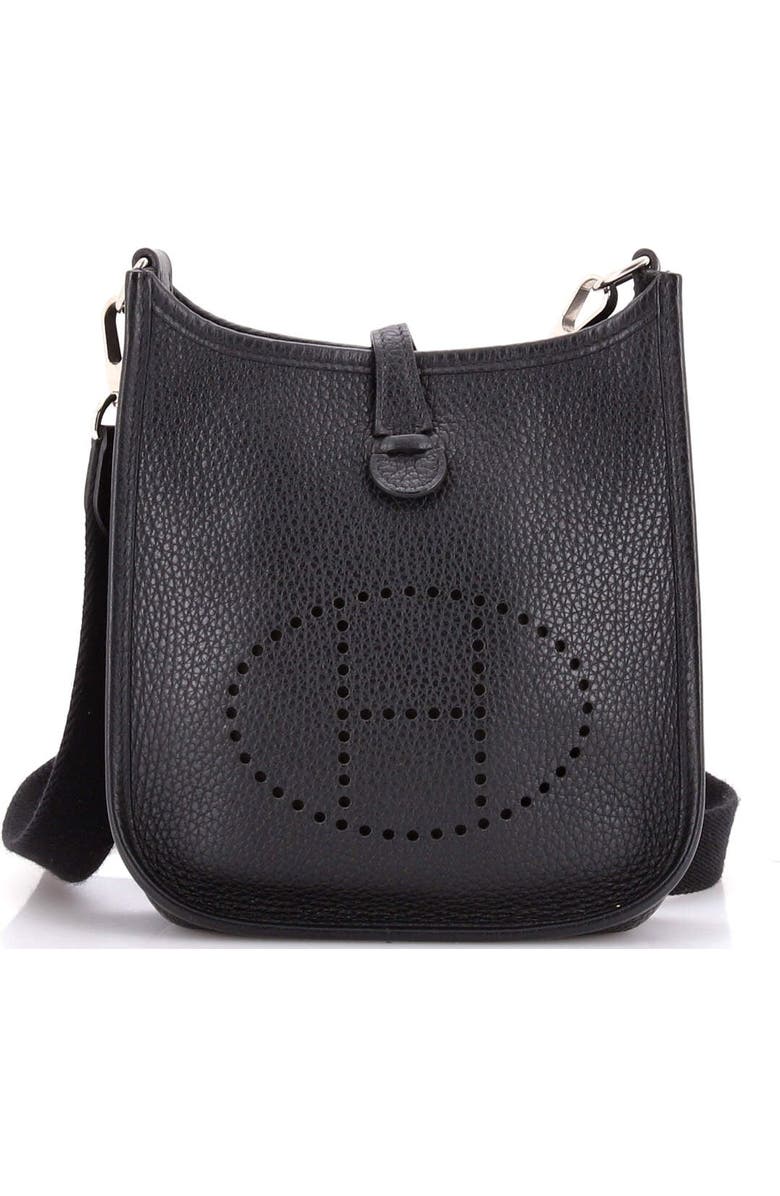 Pre-Owned Hermes Evelyne Bag Gen III Clemence TPM, Main, color, Noir