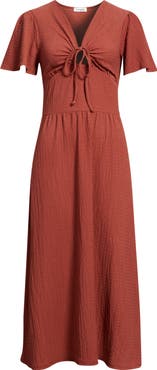 Loveappella Keyhole Midi Dress