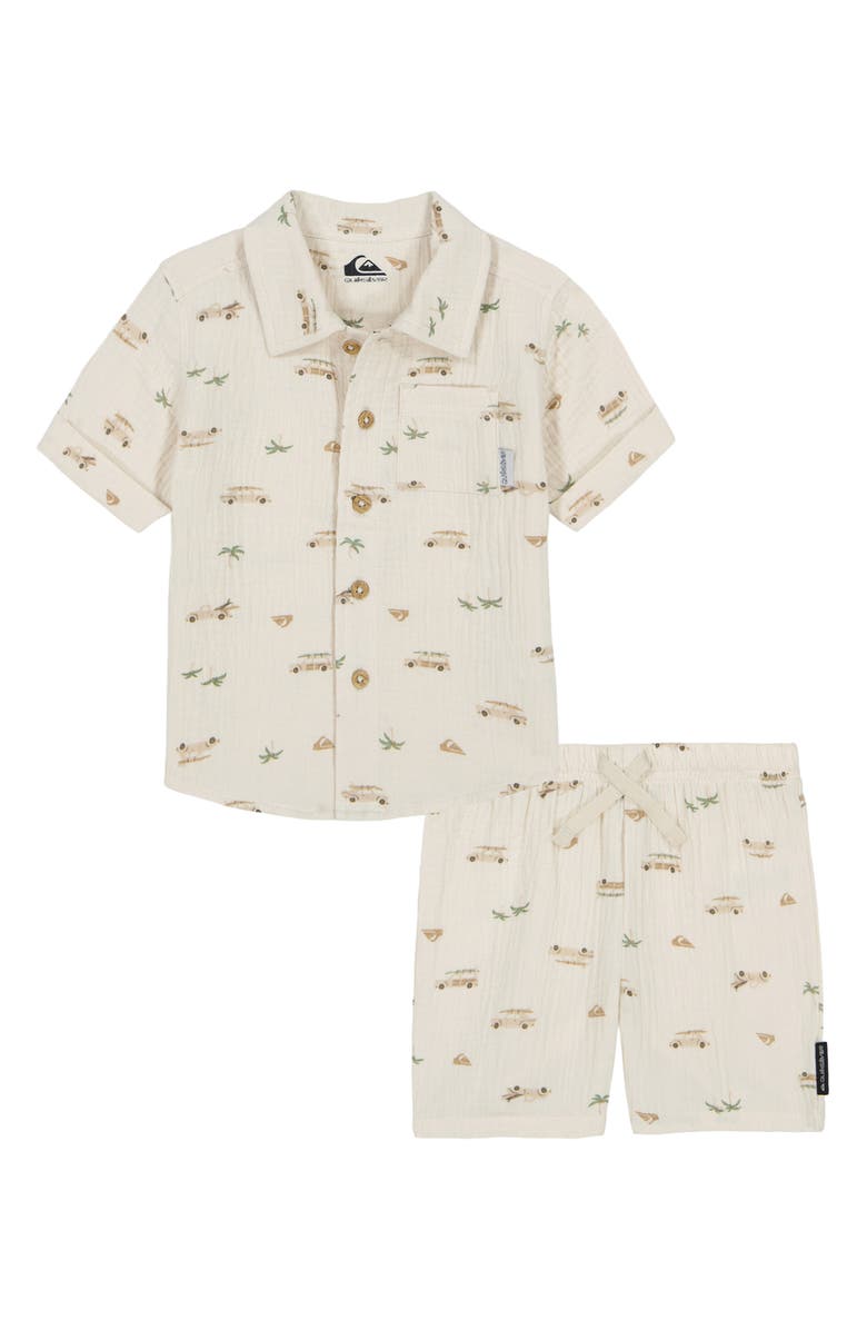 Quiksilver Cabana Button-Up Shirt & Shorts Set, Main, color,
