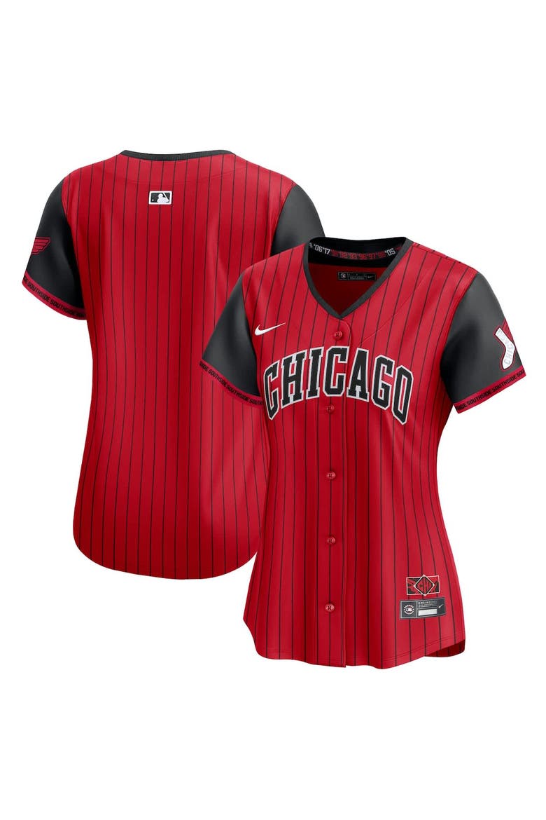 Women's Nike  Red/Black Chicago White Sox 2025 City Connect Limited Jersey, Main, color, Red