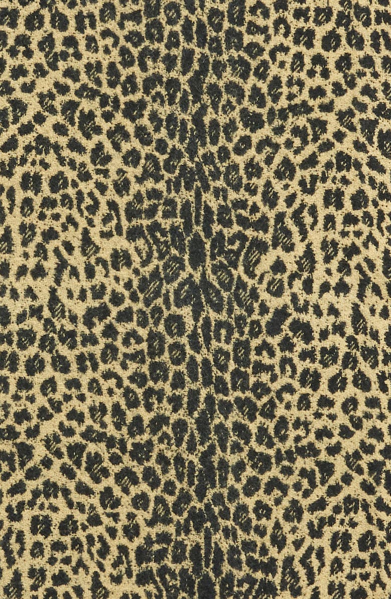 AllSaints Reversible Leopard & Houndstooth Scarf, Alternate, color,