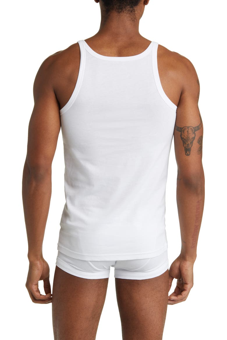 3-Pack Cotton Tanks, Alternate, color, WHITE