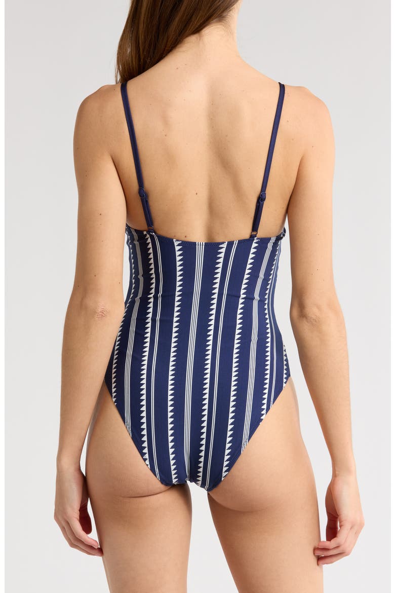 Elene One-Piece Swimsuit, Alternate, color, NUNU NAVY