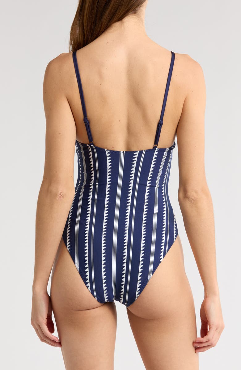 lemlem Elene One-Piece Swimsuit, Alternate, color, Nunu Navy