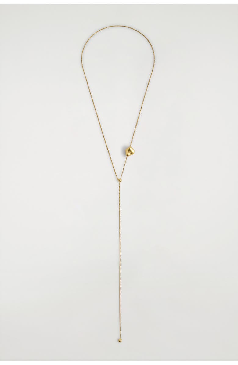 COS Molten Pendant Necklace, Alternate, color,