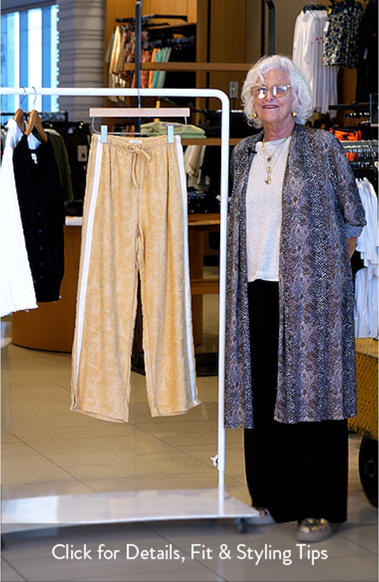 Sun Palm Jacquard Terry Pants, sales video thumbnail