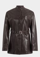 Bally Belted Jacket in Leather