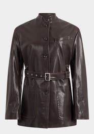 Bally Belted Jacket in Leather