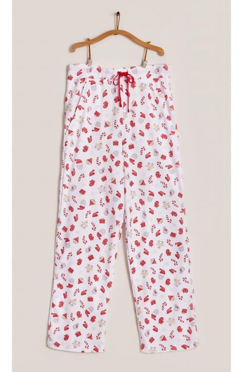 Babycottons Christmas Adult Long Pajamas For Adult In White