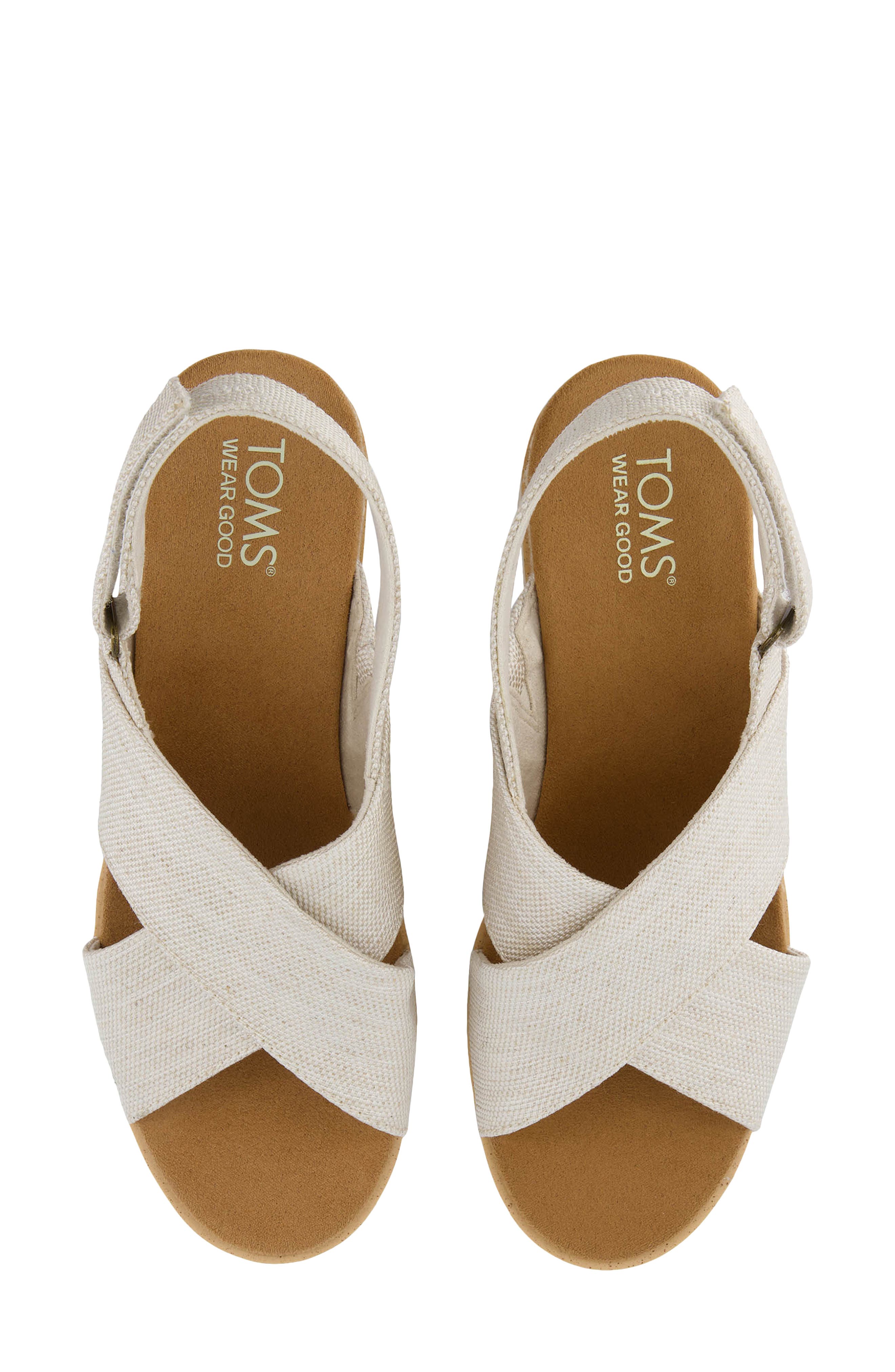 Diana Crossover Sandal, Alternate, color, NATURAL