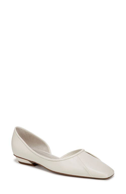 Sarto By Franco Sarto Debrah Half D'orsay Flat In White