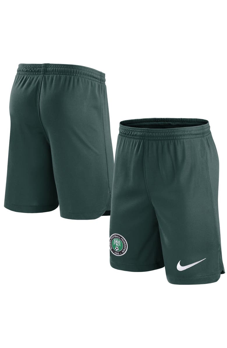 Nike Men's Nike Green Nigeria National Team Home Performance Stadium Shorts, Main, color, 