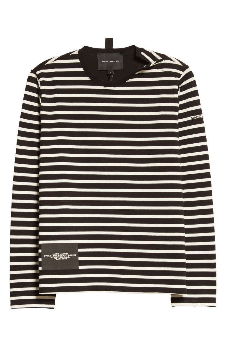 Marc Jacobs The Stripe Long Sleeve Shirt, Alternate, color, 