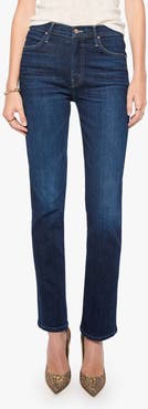 MOTHER The Rascal Skimp High Waist Straight Leg Jeans