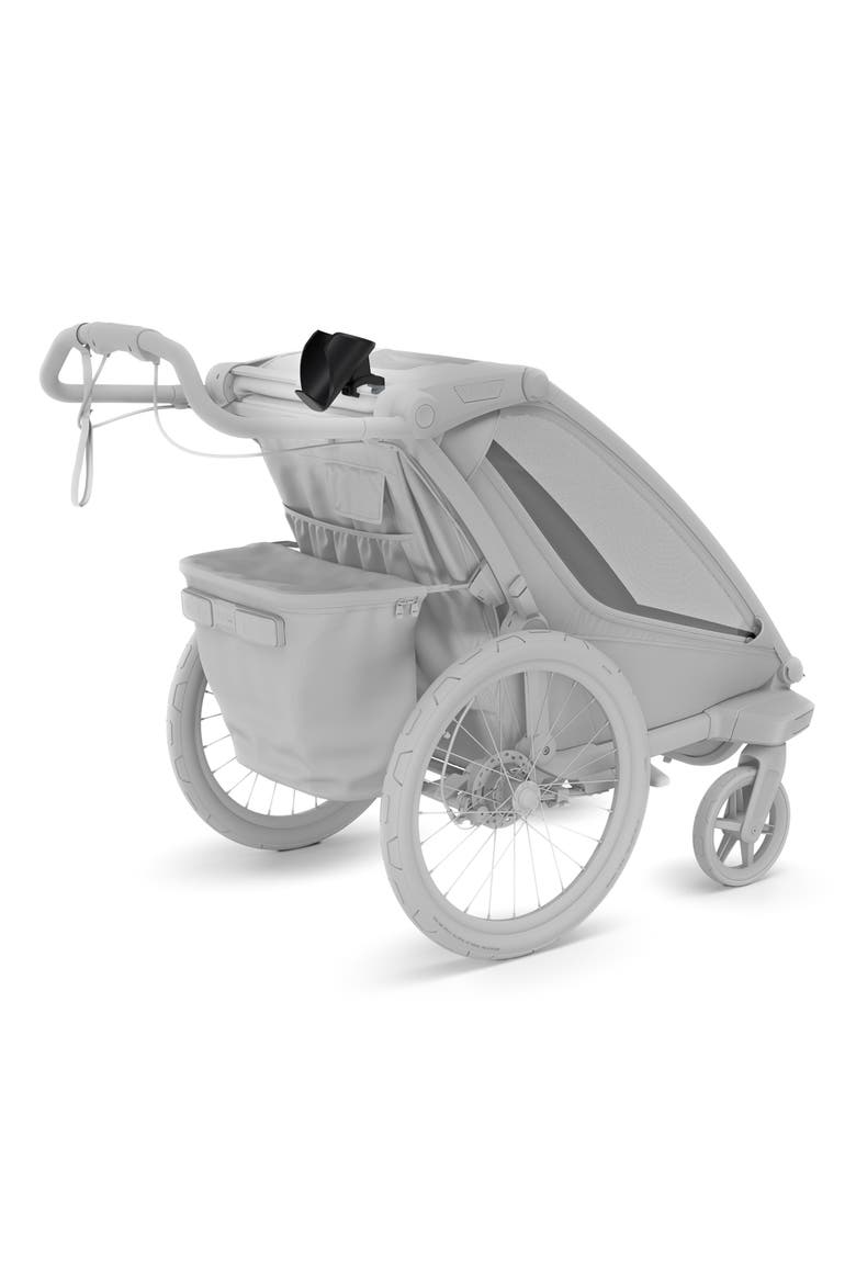Bottle Cage for Thule Stroller, Alternate, color, BLACK