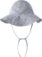 Rylee + Cru Kids' Gingham Cotton Sun Hat