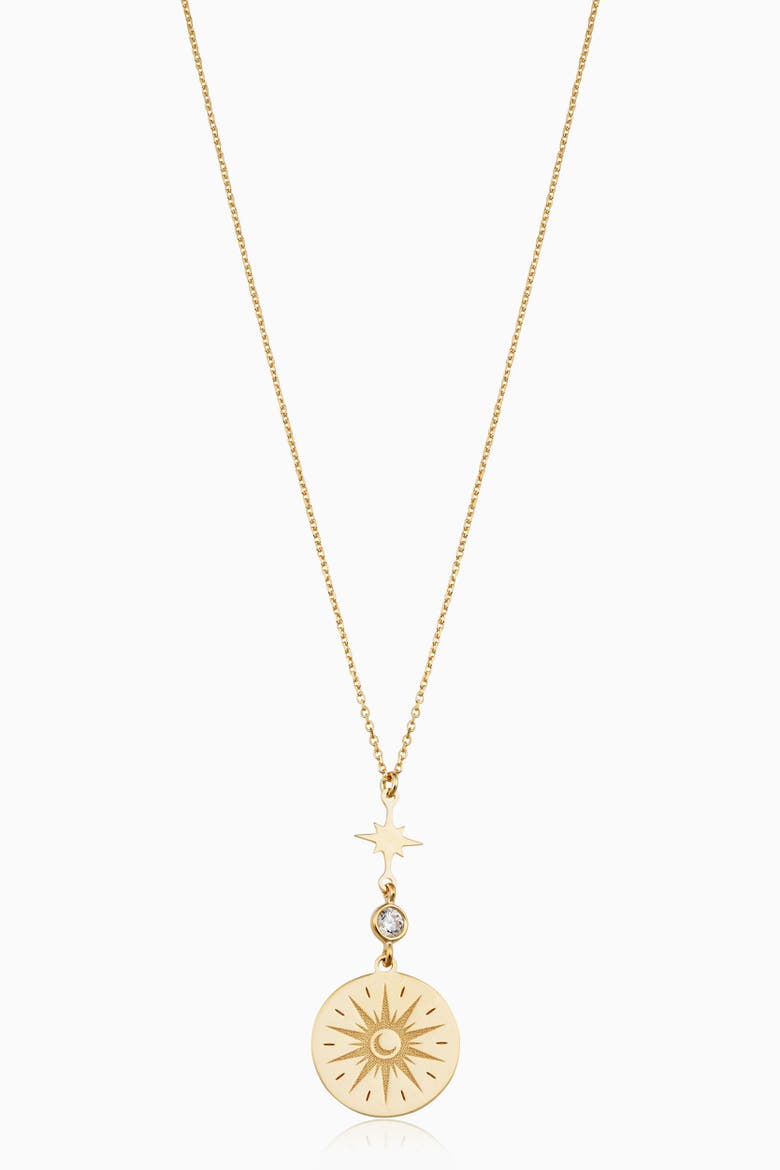 14K Yellow Gold Summer Solstice Pendant Necklace, Main, color, Yellow Gold