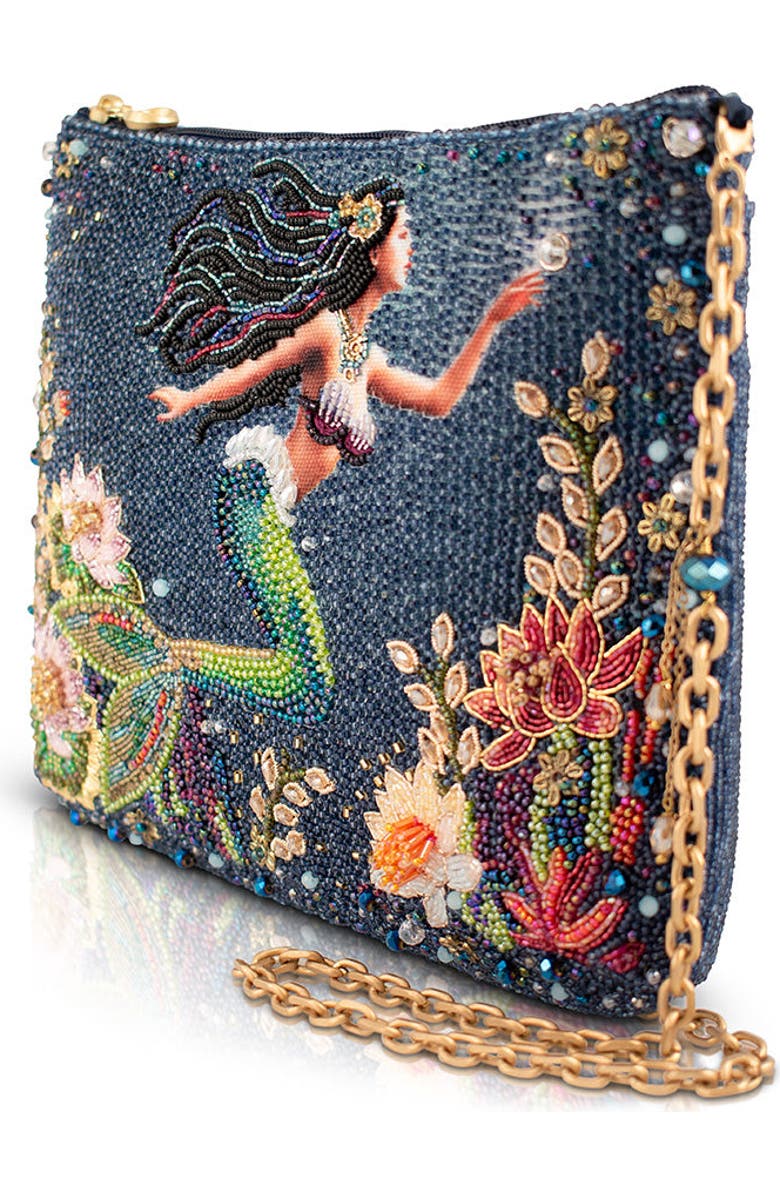 Mary Frances Accessories Mermaid Magic Crossbody Handbag, Alternate, color,
