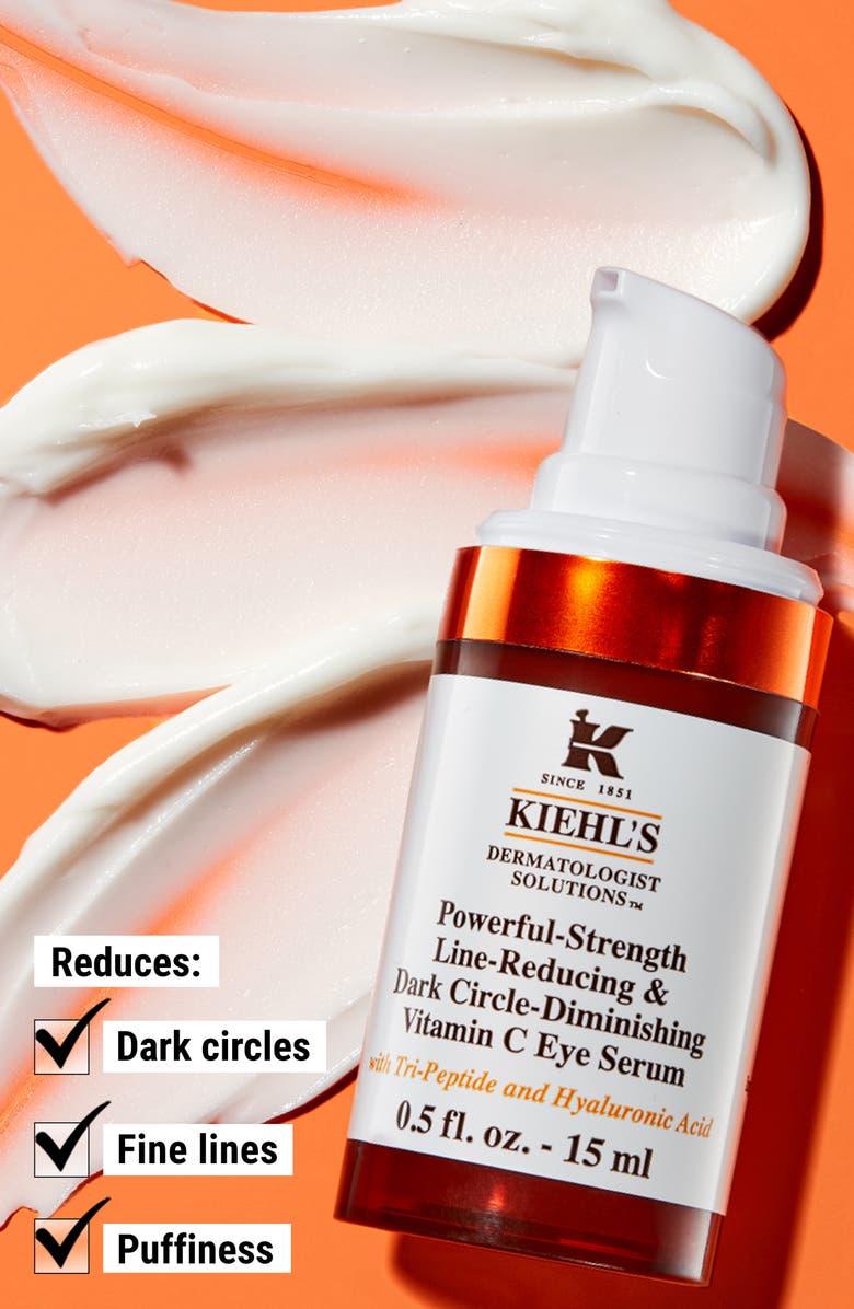 Kiehl's Since 1851 Powerful-Strength Dark Circle Reducing Vitamin C Eye Serum, Alternate, color, 