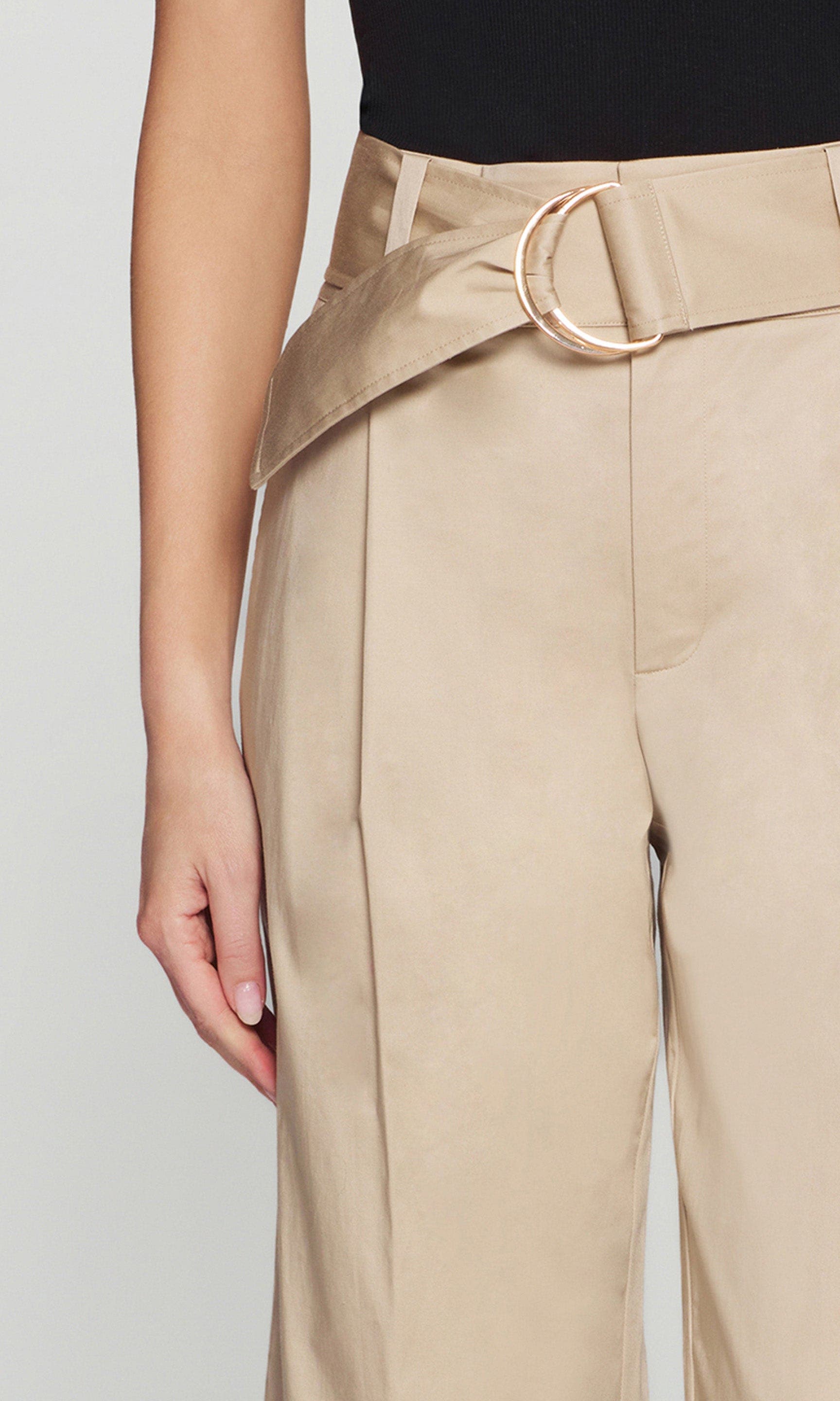 Cassie Cotton Sateen Pants - image 2