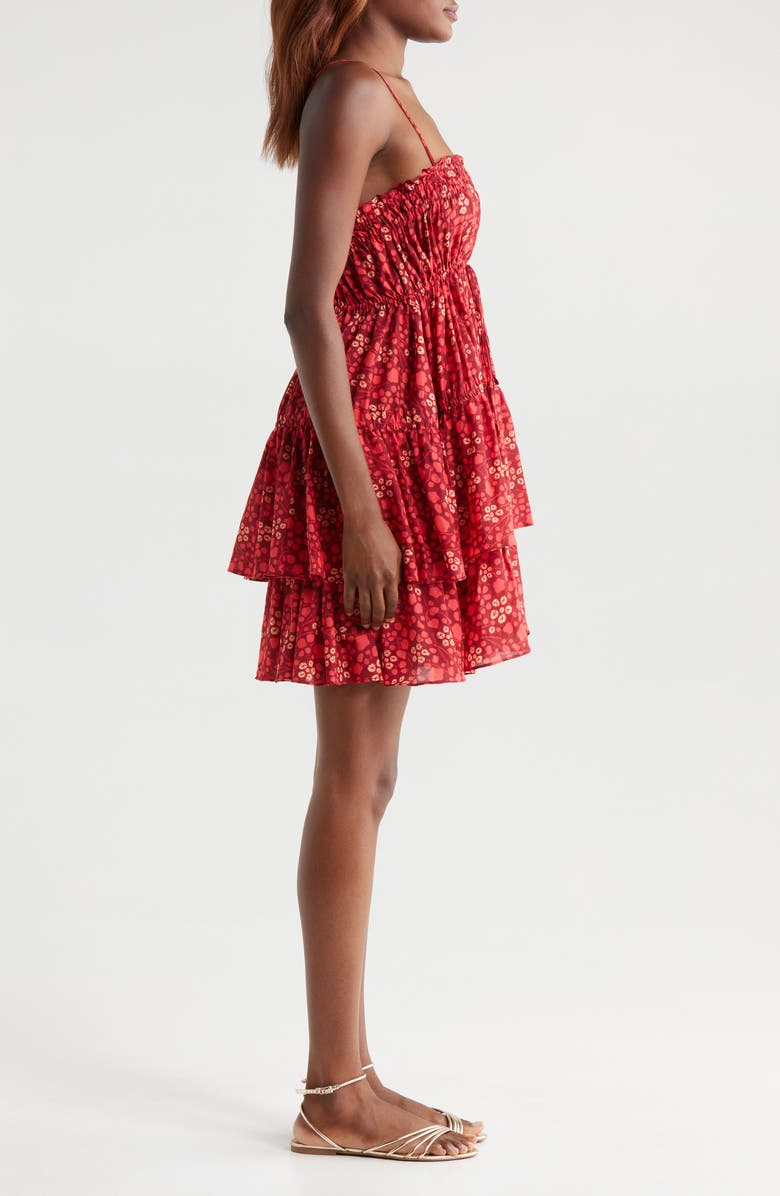 Ulla Johnson Kalila Cover-Up Minidress, Alternate, color, Coral