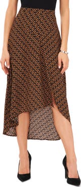 Halogen® Pieced High-Low Skirt