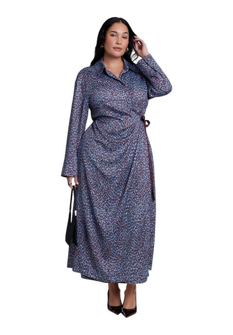 Wrap Detail Maxi Dress (plus)