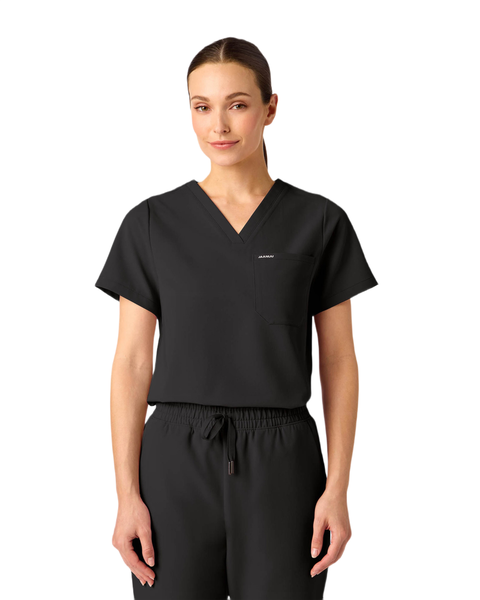 Rhena Women's 1-Pocket Classic V-Neck Scrub Top