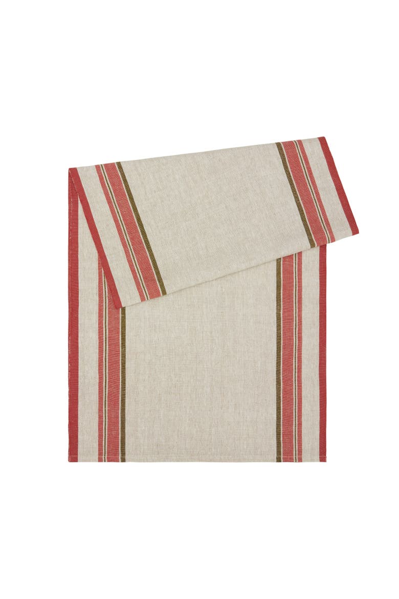 Antibes Runner, Alternate, color, Natural, Sherbert 20" x 72"