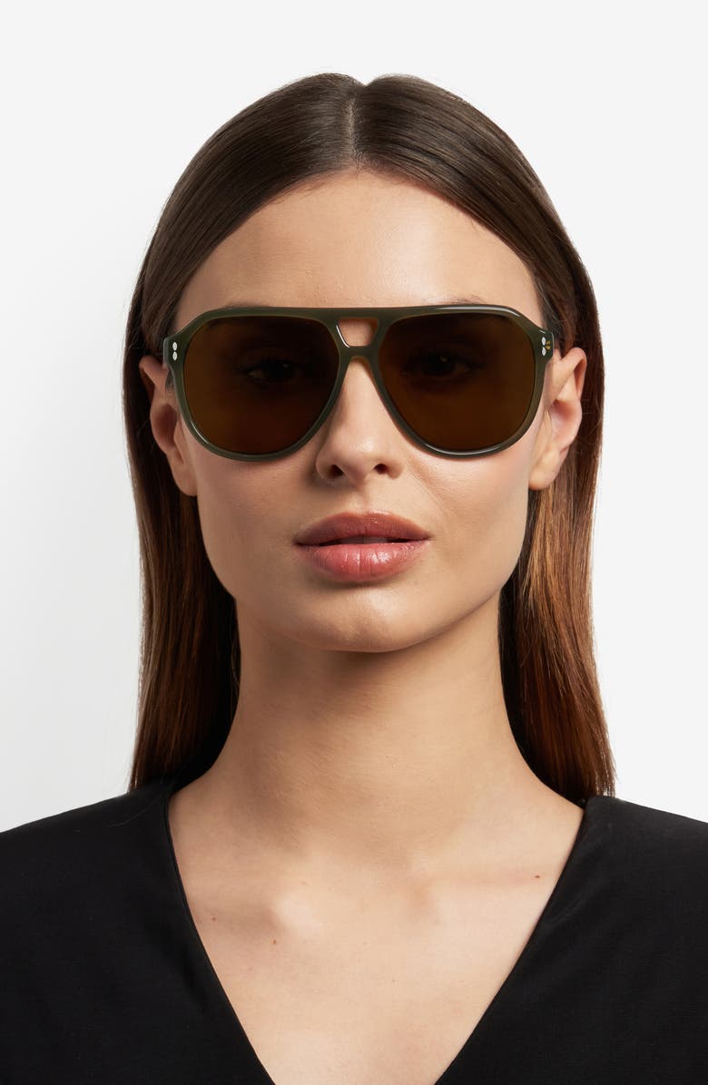 Isabel Marant 60mm Pilot Sunglasses, Alternate, color,