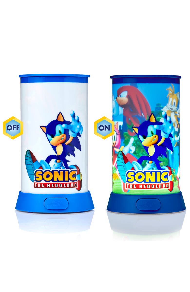 Wow Stuff! Light Revealers Lamp Sonic The Hedgehog 7.5 Inch Night Light, Alternate, color, Multicolored