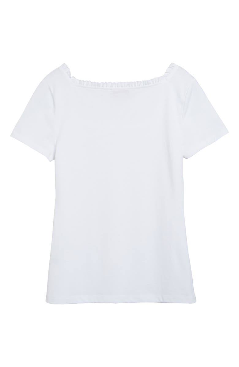Rachel Parcell Square Neck T-Shirt, Alternate, color, 