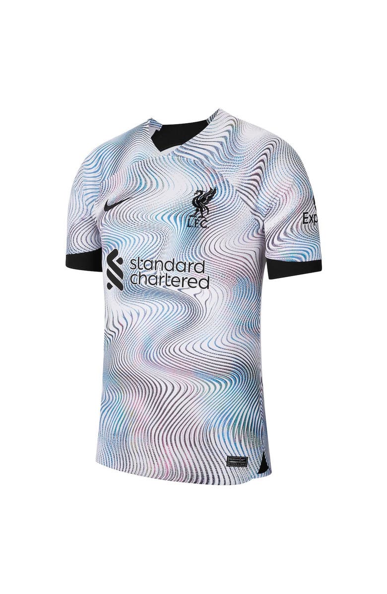 Nike Men's Nike Virgil Van Dijk White Liverpool 2022/23 Away Breathe Stadium Replica Player Jersey, Alternate, color,