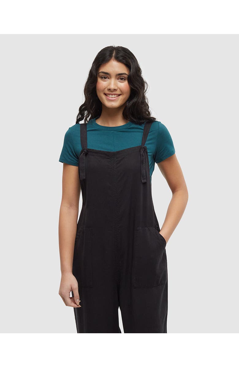 tentree Sequoia Jumpsuit, Alternate, color, Meteorite Black