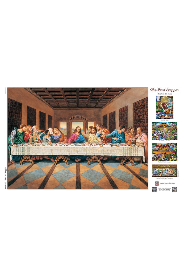 The Last Supper 1000 Piece Jigsaw Puzzle, Alternate, color, Multicolor